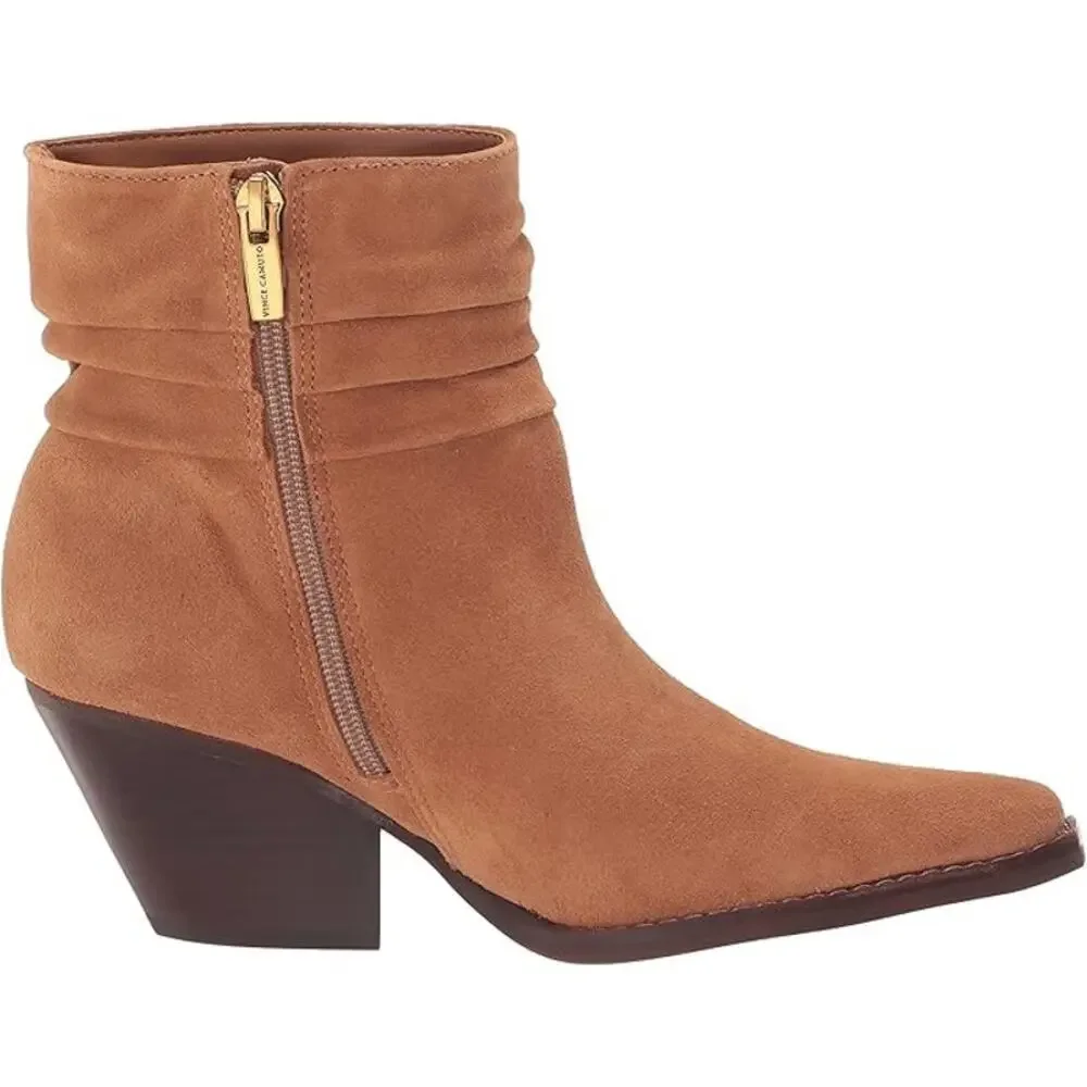 NEW- Vince Camuto Women's Nerlinji Ankle Suede Boots‎ Size:9M Ret:$169